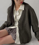 Rowle V-neck Overfit Cardigan