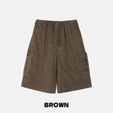 Zipper Pocket Bermuda Pants