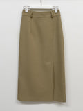 Chilia H-Line Slit Long Skirt