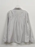 [Wrinkle Free] Liyu Stripe Loose Fit Shirt