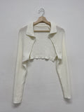 Berry Knitwear Bolero Cardigan