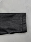 Beaver Crack Half Leather Coat