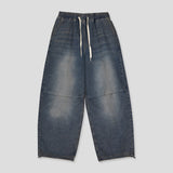 SA Washed Balloon Banding Denim