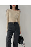 Andew One Shoulder Knit T-Shirt