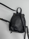 Crack Leather Mini Backpack