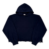 Sike Damage Crop Hoodie