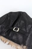 Mongolian leather hat