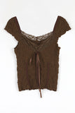 Luca Lace Short Sleeve Tee