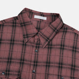 Pigment Dyeing Check Short Sleeve Shirt