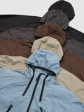 Multi Zipper Hood Windbreaker