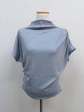 Milly Shirring Cap Sleeve T-Shirt