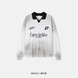 Dirty Washed Collar Long Sleeve