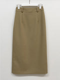 Chilia H-Line Slit Long Skirt