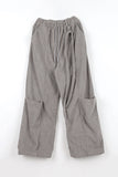 Corduroy loop banding pants