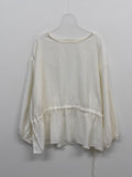 Julie Frill Round Neck Blouse