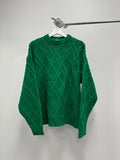Three-Dimensional Square Wool Knit