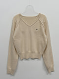 Symbol Raglan V-Neck Knit