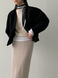 Temp Cap Sleeve Half Knit