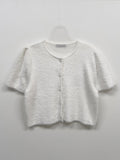 Pearl Puff Half Cardigan