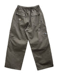 Patched Cotton American Casual Pants