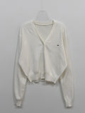 Rie Symbol V-Neck Cardigan