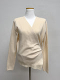 Rutting Wrap Unbalanced Knit Cardigan