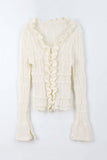 Randy frill cardigan