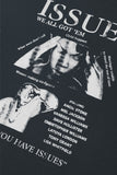 ISSUES Layered Over Long Sleeve Tee