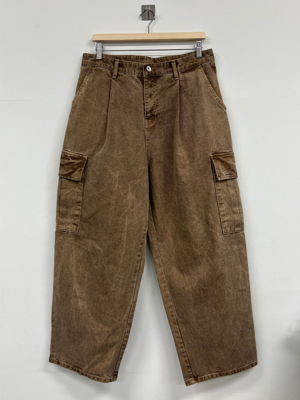 【KOOLOSET】Pigment Washed Cargo Pants Pigment Washed Cargo Pants (3color) - kooloset