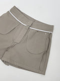 Slub Cotton Shorts