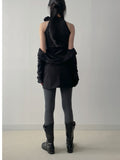 Brush Halterneck Bolero Set