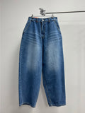 Lit Cat Washed Balloon Denim