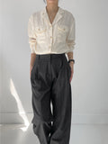 Isabelle pocket loose fit blouse
