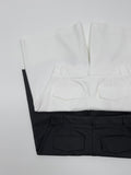 One Pin Tuck Cotton Bermuda Pants