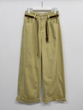 [Belt SET] Cabra Cotton Wide Pants