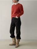 Mohair Mix Wool Crop Knit