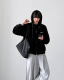 Mongle Fleece Hood Zip-Up