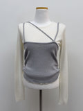Miku Layered Knit T-shirt