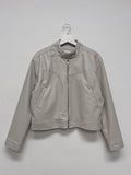 Biker Overfit Short Leather Jacket