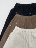 Pinot Corduroy Pintuck Bermuda Pants