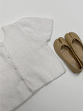 Pearl Puff Half Cardigan