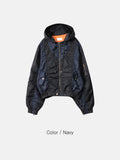 [2oz] Crop Shirring Hood MA-1