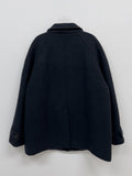[wool100%] Raglan Boucle Collar Half Coat