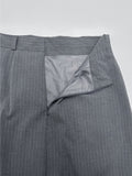 Unbalanced Stripe H-Line Skirt
