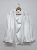 Scott Drape Tie Blouse