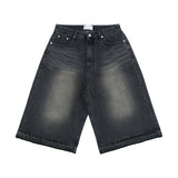 [Plan] Cutting Brush Washing Bermuda Denim