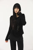 Ray Unbalance Shirring Tee