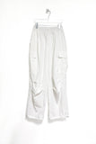 nylon pintuck carge pants