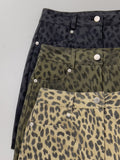 [Lined Pants] Vintage Leopard Mini Skirt