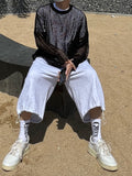 Summer Cutting Mesh Knit